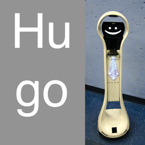 Hugo_and_Margo's profile picture. Hi! Our names are Hugo and Margo, and we are VGo telepresence robots. Our goal is to help people with disabilities stay connected with their family and friends.