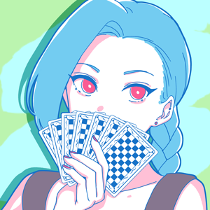 Mahoro_Jinx's profile picture. ボドゲ・カラオケ・VTuberが好き。アイコンはDowny氏（@dwnydwdw）に描いてもらいました（めっちゃ気に入っている）。