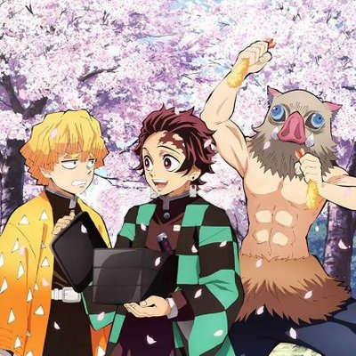 Zenitsu x Inosuke x Tanjirou