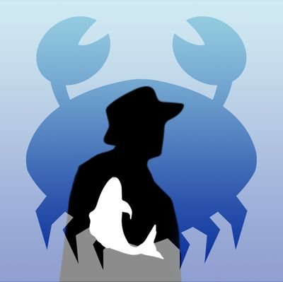 Herring, fisherman/salt water ghost, is missing. Winfield, the fish, is alone. They/He. Former batter for the Shoe Thieves, Crabs, now redacted (fan account)