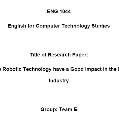 This account is for Sunway University, ENG1044 English for IT, Group2, Portfolio assignment, TeamE