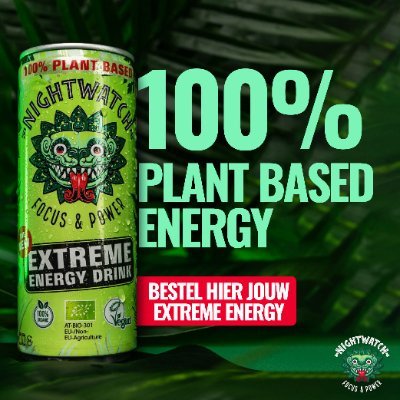 the first European Guayusa energy drink, 100% plant based, for Focus & Power , Drink positive energy!