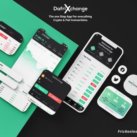 DafriXchange Pro is Africa’s largest crypto asset solution backed by DafriBank Digital LTD. Trade BTC, ETH, #DBA, BNB, TRX, DOT, LINK and 100+ other assets