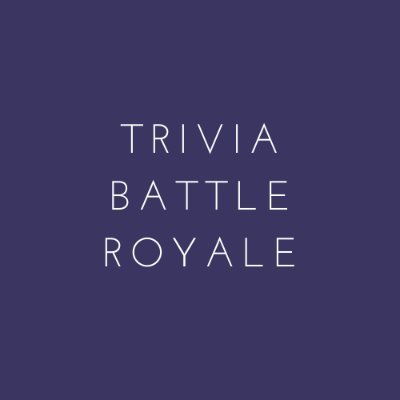 Play against up to 99 other players in a Trivia Battle Royale or privately with friends and family at https://t.co/CmwT8j4iO6