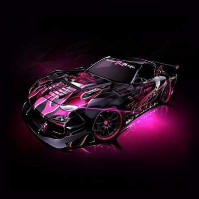 blackpinky7's profile picture. 車とアニメ＆ゲームが趣味です。
車はR Magic仕様のRX-7に乗っています。
映画「ガクドリ」という作品に車が出演しました。
最近は峠ステッカーを集めています😁