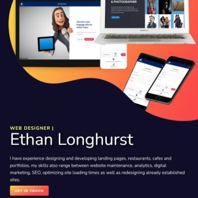 Hi! I'm Ethan, and I am a WordPress Divi Theme Expert | Web Designer | Website Optimization | SEO | Web Consultant 
Website: https://t.co/yi0m4yJEwE