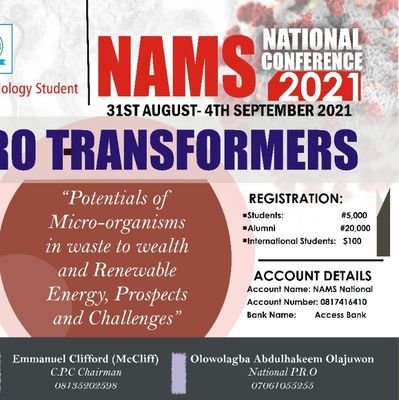 Nigeria Association of Microbiology Students is here to bridge the gap between Microbes and Man