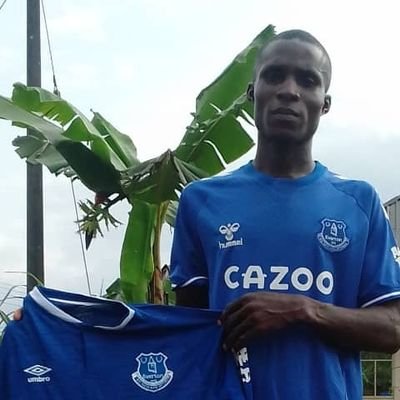 born Evertonian in Nigeria