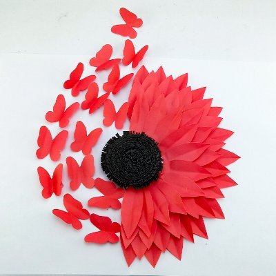 Beautiful Red Paper Wall Hanging / Paper Craft For Home Decoration /Wall  decor /Paper wall mate /DIY 