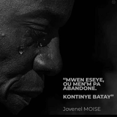 mwen te renmen kouraj ou ak detèminasyonw,ou rete yon héros pou mwen Jojo😭😭😭