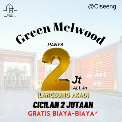 GCiseeng's profile picture. Rumah Sehat Siap Huni pertama di Ciseeng