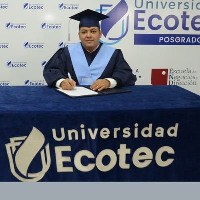 Soy Máster en Tecnología e Innovación graduado en Universidad ECOTEC - Licenciado graduado en Universidad de Guayaquil. Programador de Sistemas graduado ESPOL.