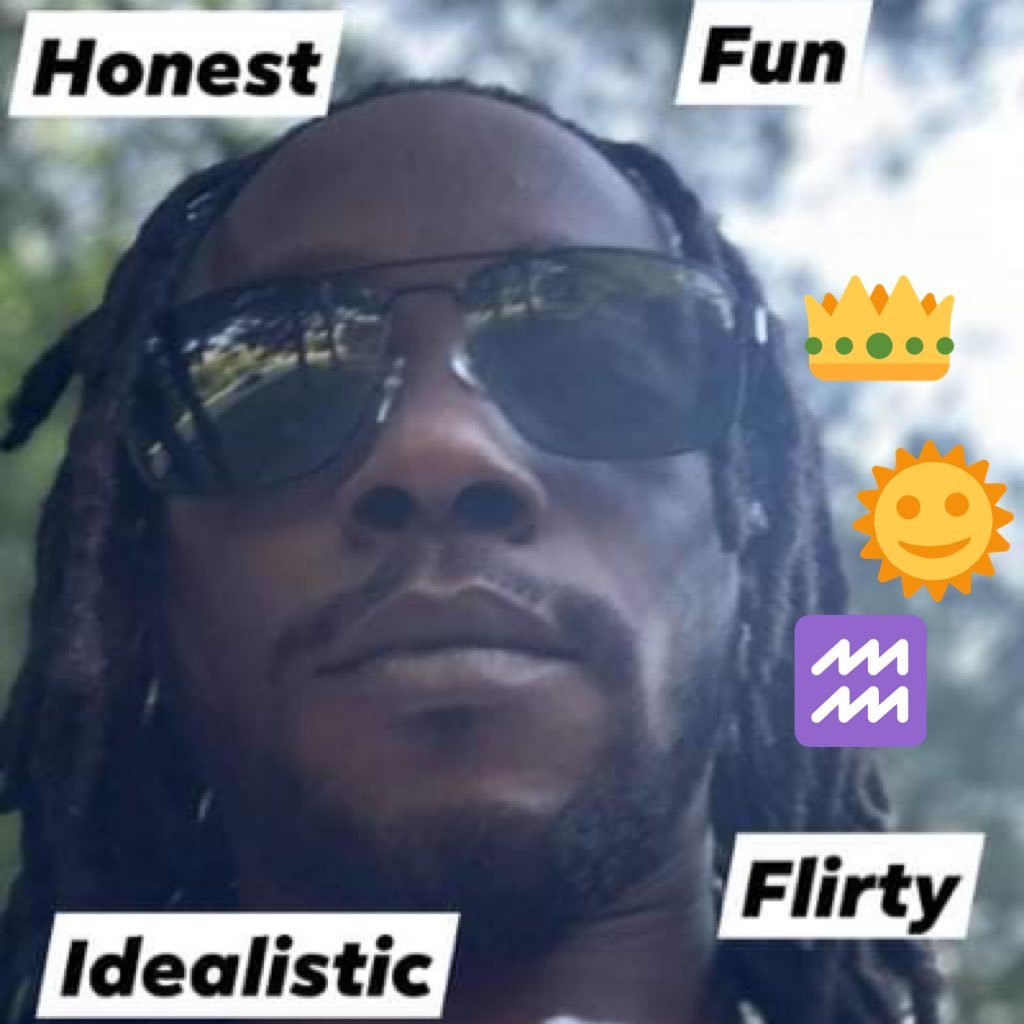 Truest of Melanin Rich Aquarian King 👑♒️🌝 Master Carpenter/Renovation Royalty Wise, Intellectual mixed with thuggery, Absolutely Hilarious, Super Dope Mf😌😎