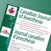 CJA - Canadian Journal of Anesthesia (@CJA_Journal) Twitter profile photo