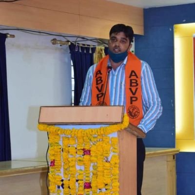 🚩राष्ट्र सर्वोपरि🚩
विभाग प्रमुख, अभाविप बारां विभाग