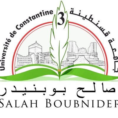 The official twitter account of the university of Salah Boubnider - Constantine 3
حساب تويتر الرسمي لجامعة صالح بوبنيدر - قسنطينة 3