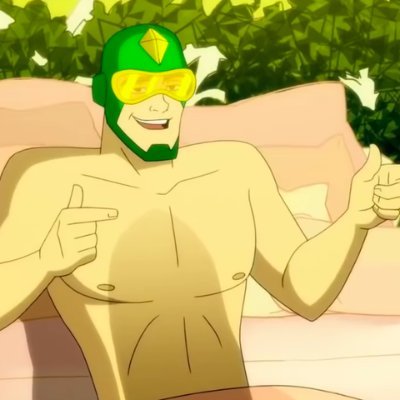 El Hombre Cometa, el mejor Heroe. y veo Hora de aventuras
