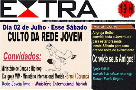 Essa é a Rede Jovem Livre - (Online). Veio para Unificar, atualizar e Salvar através de Cristo. Uma Rede Jovem Online no Twitter - EU E VOCÊ COM JESUS!