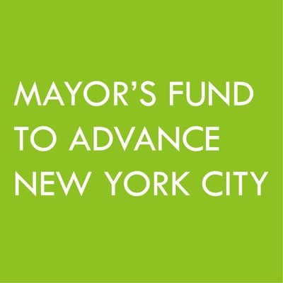 The Mayor's Fund to Advance NYC is a nonprofit organization that facilitates innovative public-private partnerships serving New Yorkers.