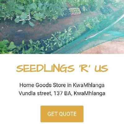 Farming, Lanscaping, Seedling supplier, Agriculture.
Get quote: 067 605 6354