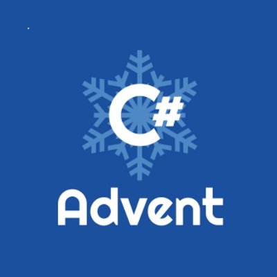 Starting on December 1st, the C# Advent will reveal TWO new C# blog posts every day up to and including December 25th.