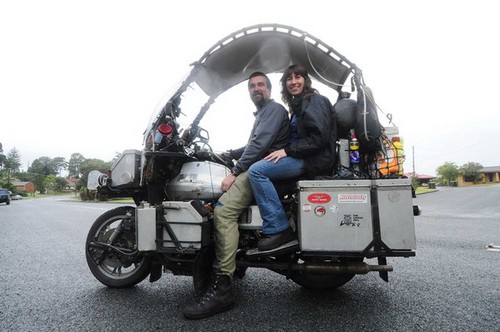 guzzioverland's profile picture. Probably the most photographed bike travelling RTW a 1979 Motoguzzi Spada, we left UK May 2010, 20 countries so far.We'd love to meet you on our travels.