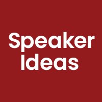 Speaker Ideas - sharing the power of ideas (@speakerideas) 's Twitter Profile Photo Speaker Ideas - sharing the power of ideas (@speakerideas) 's Twitter Profile Photo