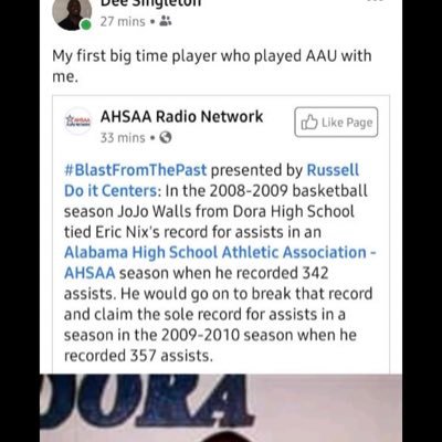 Walker/Dora high Al state assist leader.Say u cant travel in basketball but it’ll take u places u dreamed about if u pick it up#Pg #recordBreaker#Build🏀🐀Faith