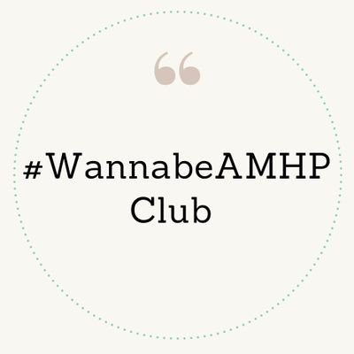 A club for those interested in the AMHP role & those who have experience to support #WannabeAMHPs. Guest speakers, learning, networking & some cheesy music ⚖