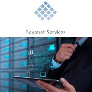 Bayanat Services is an experienced IT #Consulting firm. It provides
#DigitalTransformation services focused on #BigData #AI #Cloud & #BusinessAnalysis