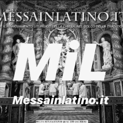 ✝️Per il rinnovamento Liturgico della Chiesa nel solco della Tradizione. #MiL #messainlatino: il blog cattolico tradizionalista più letto in Italia.⛪️ #MTL 🇻🇦