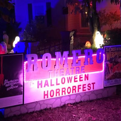 Halloween Home Haunt dedicated to the memory of George A Romero. 🖤 Halloween, horror movies, books, music, the Drive In, cryptids, comics, folklore & DOGS!