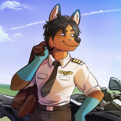 Airline Pilot Furry.