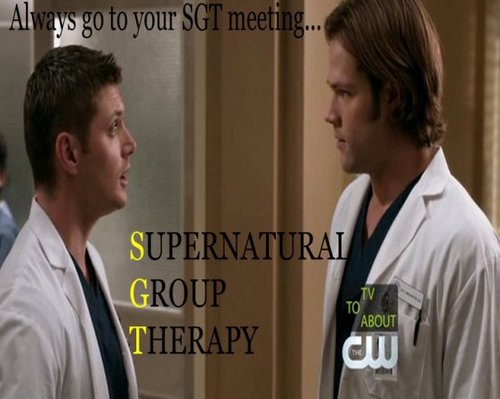 GroupTherapySPN's profile picture. Back up account for SPNGroupTherapy....