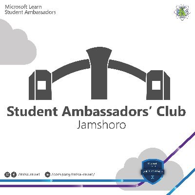 SAC Jamshoro is Pakistan's campus-wise Microsoft Learn Student Ambassadors' chapter having a moto to LEARN, LEAD & INSPIRE. ✨