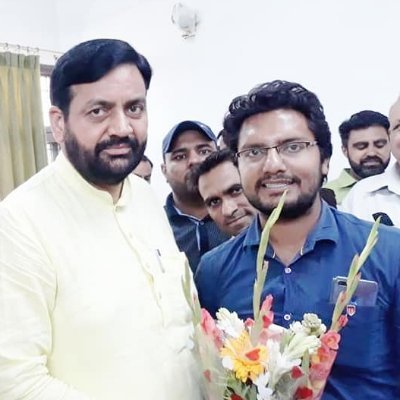 Purv BJP Yuva Morcha Media Parbhari Mandal Pehowa & Purv VVIP Vyavastha Parmukh Vidhansabha Pehowa My Father Shri Gian Chand Sharma Ji ❤️ Haryana Sarkar