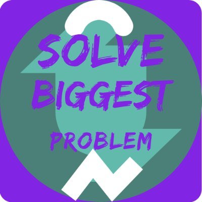 Solvebigproblem's profile picture. Talking about solutions to many problems, You have them I have them; I survived a few. Learning to lead.
