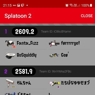 BoSquid#0988 
Splatoon 3 BLOBLOBBER MAIN player from the UK... Join me on discord to play and chat