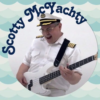Lead singer/bass for SoCal's best LIVE Yacht Rock group, Yachty By Nature @yachtybynature1
We like to party with Scotty McYachty!