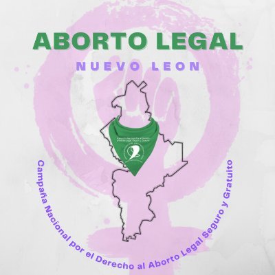 Mamá de Nat 👩‍👧
Feminista, ♀
Madre 💪🏻😉
Regia de Corazón 💙💛
Psicóloga 🧠
Antropóloga
Pagina que avisa si ya despenalizaron el Aborto en Nuevo Leon. 💚