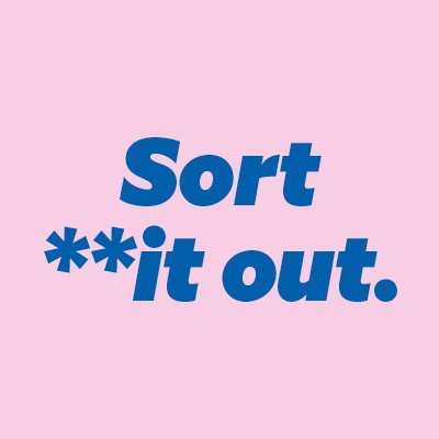 You left **it all over the place, and we picked **it up. 
We’re disappointed, but you can help fix **it. 
We’re campaigning for change.
#SortItOut