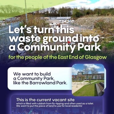 Community-run campaign to transform derelict land at the Collegelands site in the East End of Glasgow into a community park.