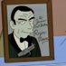 a rare photo of sean connery signed by roger moore (@steamedhamms) Twitter profile photo