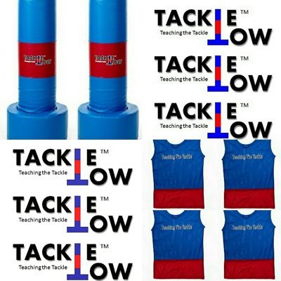 Teaching The Tackle. From Tackle Bag to Training Bib. Our Tackle Bags are Size Specific and Freestanding. Our Training Bibs replicate our Tackle Bags. #safety