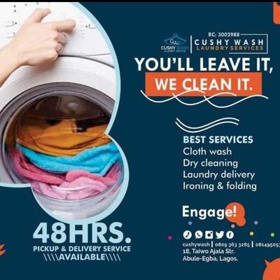 Dry cleaning | Laundry services 
garment | Duvet | Bedspread | Office Cotton | Fabric and more+
For enquiry: 08149505358
https://t.co/tizfTZ2Y27