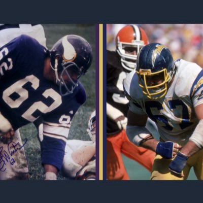 Former NFL Player #62 - Vikings,  #67 - Chargers. Current artist!