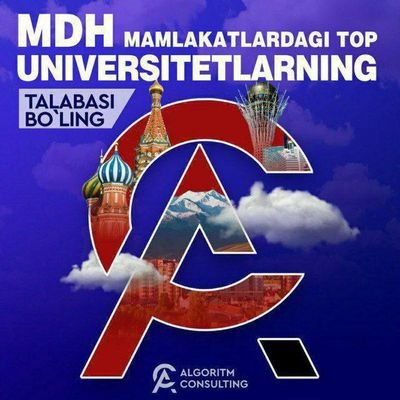 AlgoritmConsult's profile picture. Horijda va Òzbekistonda talim ol.