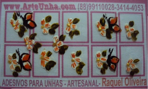 RAQUEL - VENDO ADESIVOS FEITOS ARTESANALMENTE!!!!
Para quem nao gosta ou nao sabe decorar unhas, essa é um ótima OPÇÃO!!!