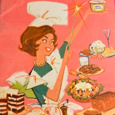 I collect vintage cookbooks. There is some weird old food, which I choose to share with you.