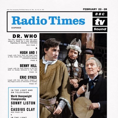 Daily pages, covers and articles from vintage editions of the Radio Times